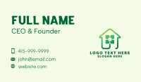 Sustainable Flower House Business Card Image Preview