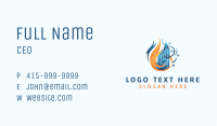 Hot & Cold Ventilation Business Card Image Preview