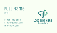 Investment Meter Arrow Business Card Image Preview