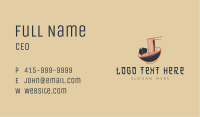 Retro Ramen Restaurant Business Card Image Preview