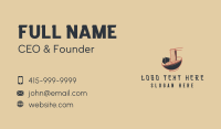 Retro Ramen Restaurant Business Card Preview