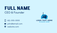 Home Cleaning Bucket Broom Business Card Image Preview