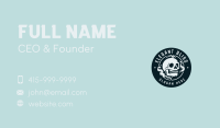 Vaping Smoke Skull Business Card Design