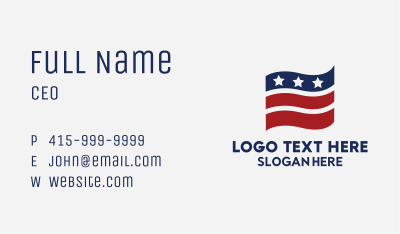 Veteran Flag Nationality  Business Card Image Preview