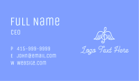 Music Note Wings Business Card Image Preview