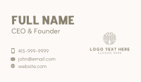 Nature Tree Woman Business Card Design