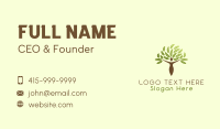 Eco Friendly Human Tree Business Card Image Preview