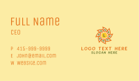 Sunflower Nature Wellness Business Card Image Preview