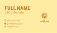 Sunflower Nature Wellness Business Card Image Preview