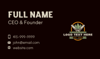 Chainsaw Pine Woodcutter Business Card Preview