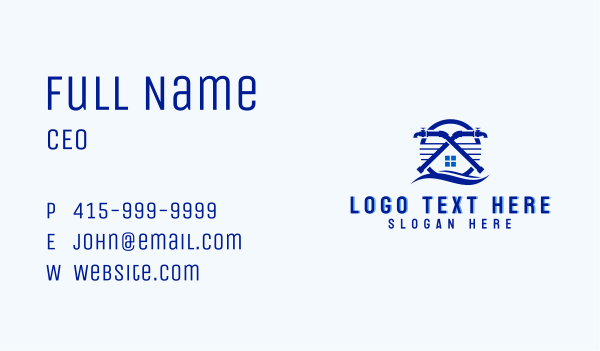 House Pipe Plumber  Business Card Design Image Preview