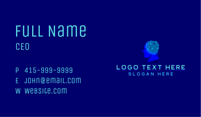  Robotic Artificial Intelligence Business Card Image Preview