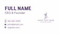 Petunia Flower Shop  Business Card Image Preview