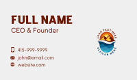 Sunrise Beach Mountain Business Card Image Preview