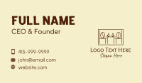 Coffee Cafeteria Frame  Business Card Image Preview