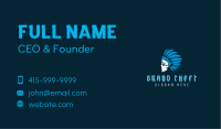 Tribal Skull Gaming Business Card Image Preview