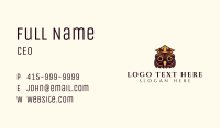 Owl Crown King Business Card Image Preview
