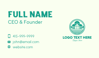 Green Cottage House Business Card Design