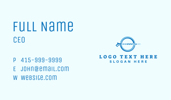 Industrial Cleaning Pressure Washer  Business Card Design Image Preview