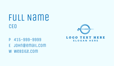 Industrial Cleaning Pressure Washer  Business Card Image Preview