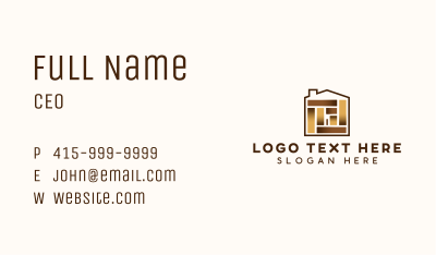 Flooring Home Improvement Business Card Image Preview