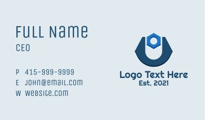 Wrench Mechanic Tools Business Card