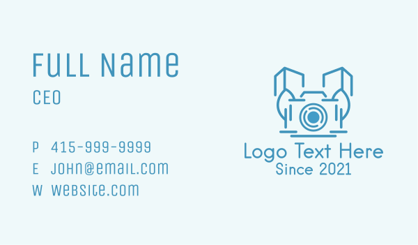 City Building Camera Business Card Design Image Preview