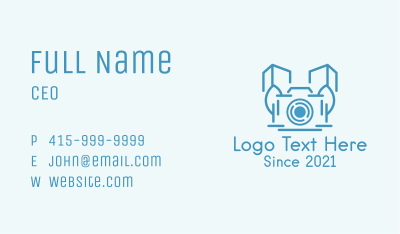 City Building Camera Business Card Image Preview