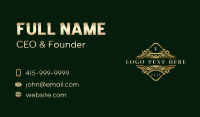 Elegant Luxury Ornament Business Card Preview