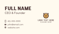 Wild Tiger Safari Business Card Image Preview