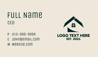 Home Builder Realty  Business Card Image Preview