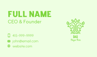 Green Minimalist Tree Business Card Image Preview