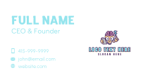 Brainy Light Bulb Mascot Business Card Image Preview