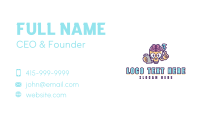 Brainy Light Bulb Mascot Business Card Image Preview