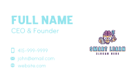 Brainy Light Bulb Mascot Business Card Image Preview