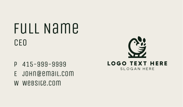 Black Chicken Leaf Restaurant Business Card Design Image Preview