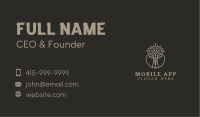 Organic Tree Plant Business Card Image Preview