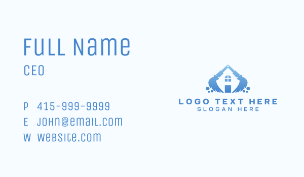 Broom Sanitary Cleaning Business Card Design Image Preview