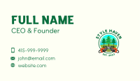Chainsaw Tree Logging Business Card Image Preview
