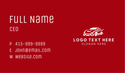 Fast Car Dealership Business Card Image Preview