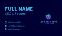 Digital Tech Lion Business Card Design