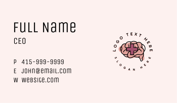 Mental Health Clinic Business Card Design Image Preview