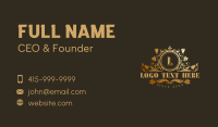 Stylish Luxury Florist Business Card Image Preview