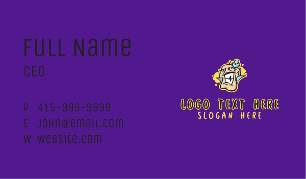 Graffiti Artist Head Business Card Design Image Preview