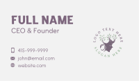 Natural Woman Tree Business Card Image Preview