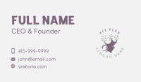 Natural Woman Tree Business Card Image Preview