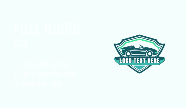 Gradient Car Race Business Card Design Image Preview