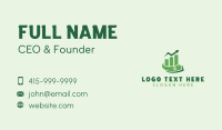 Accounting Money Statistics Business Card Design