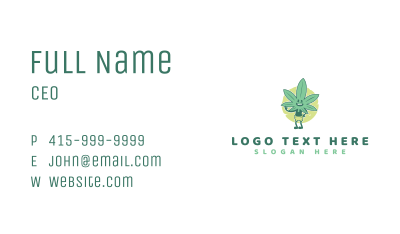 Marijuana Hemp Weed Business Card Image Preview