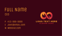Gradient Infinity Symbol Business Card Image Preview